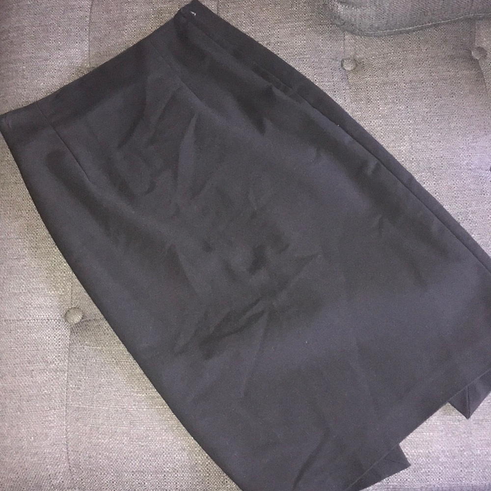 High rise pencil skirt